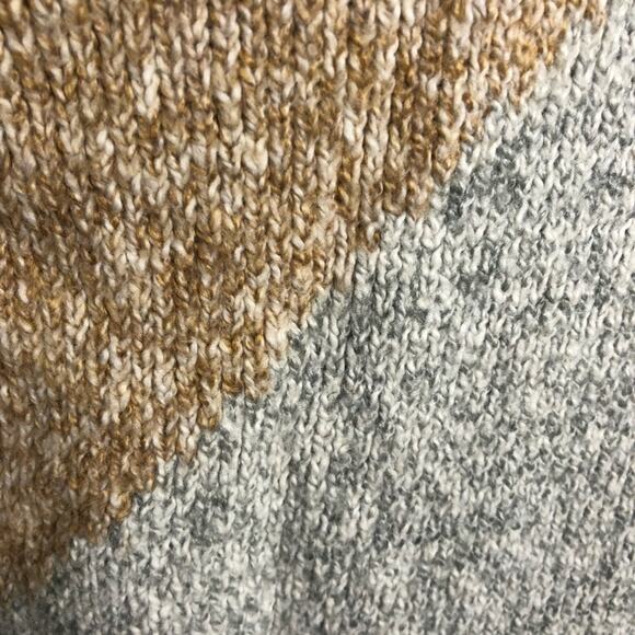 Cabi Tilt tan gray color block v neck snap front cardigan size Small #3886 - Picture 13 of 15